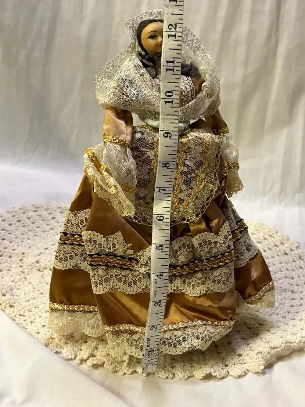 Vintage Hand-Crafted Traditional Folk Costume Doll